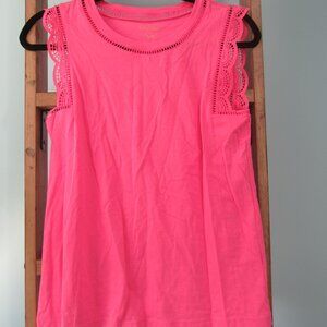Lilly Pulitzer Agee Top in Karmic Coral Size S